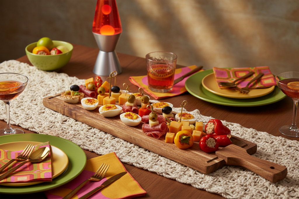 Rustic Farmhouse Tapas Board — Retro Party
