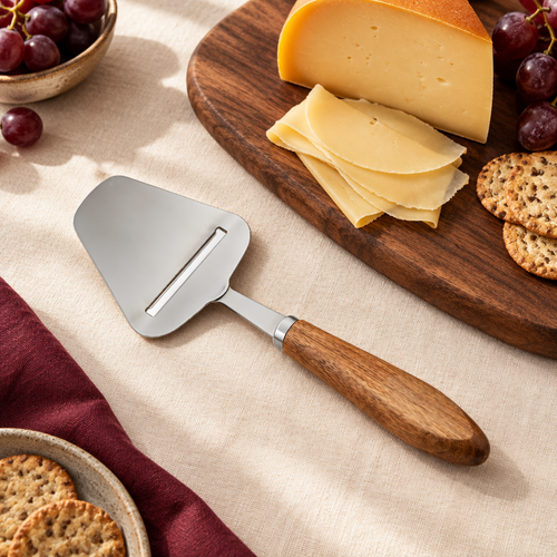 Styled Acacia Cheese Plane